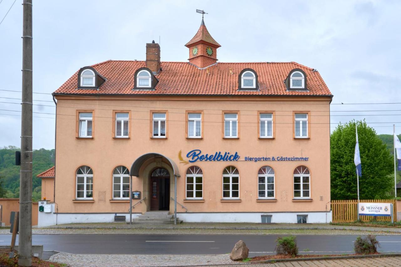 Boselblick Gaestezimmer & Biergarten Sörnewitz Kültér fotó